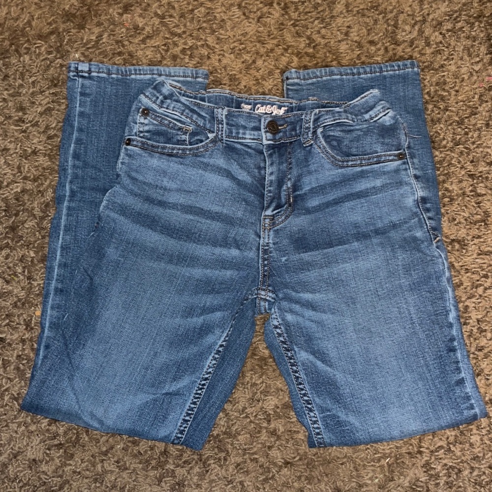Flannel lined jeans